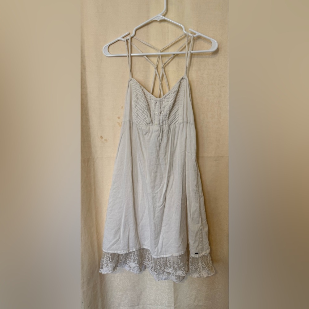 O’Neill Vintage Dress, Women’s Size Large Cream Color Boho Style Sun Dress
